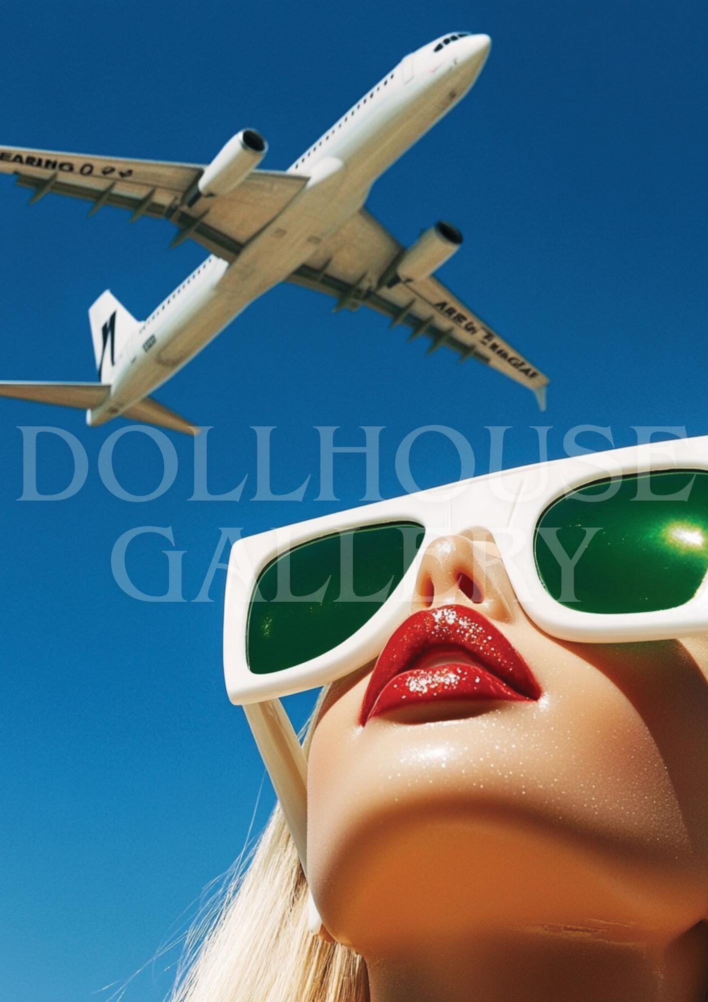 Jet-Set Pop Art Print – Modern Fashion Photography Wall Art