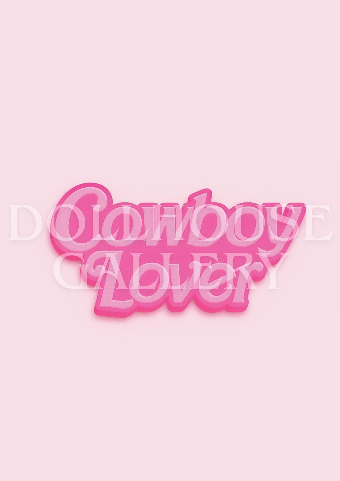 Cowboy Lover Art Print – Modern Western Pop Art Wall Decor