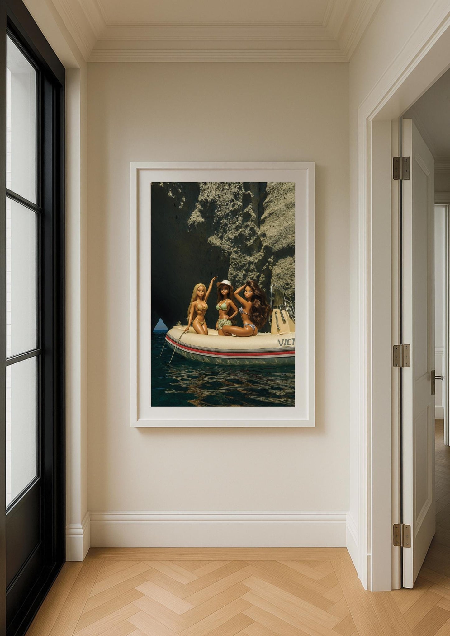 Yacht Girls Art Print – Slim Aarons Inspired Luxury Coastal Wall Art