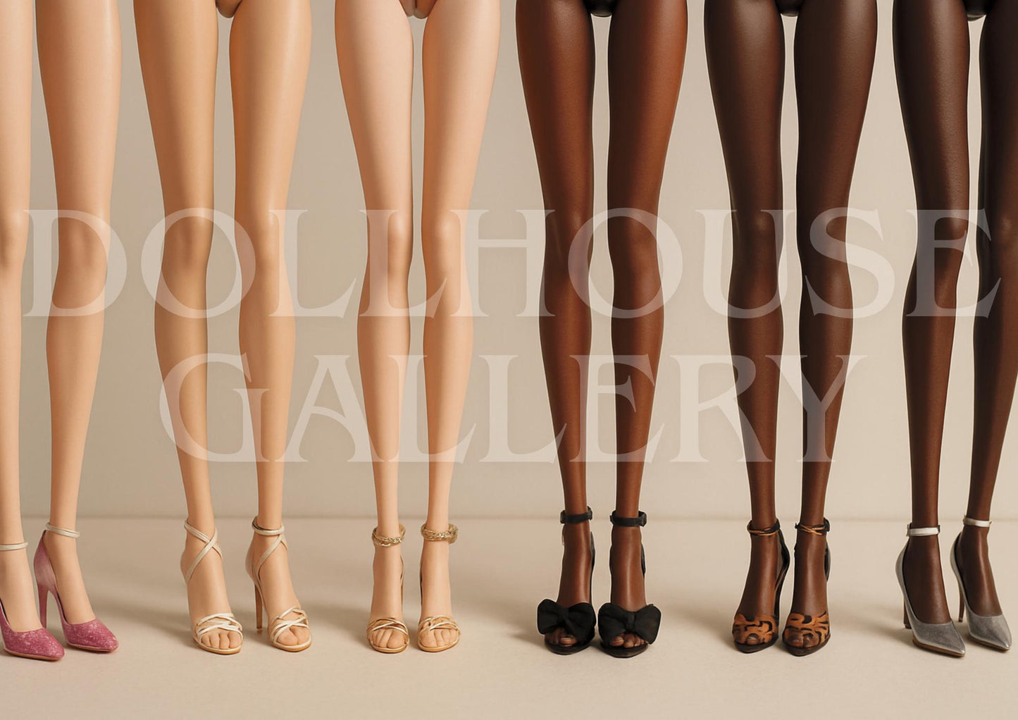Heels in Harmony Art Print – Modern Fashion Diversity Wall Art