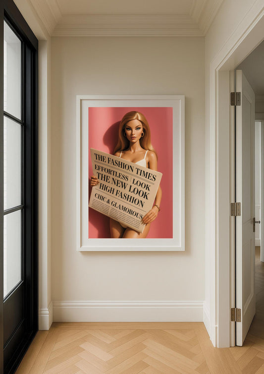 The Fashion Times Art Print – High Fashion Editorial Wall Art