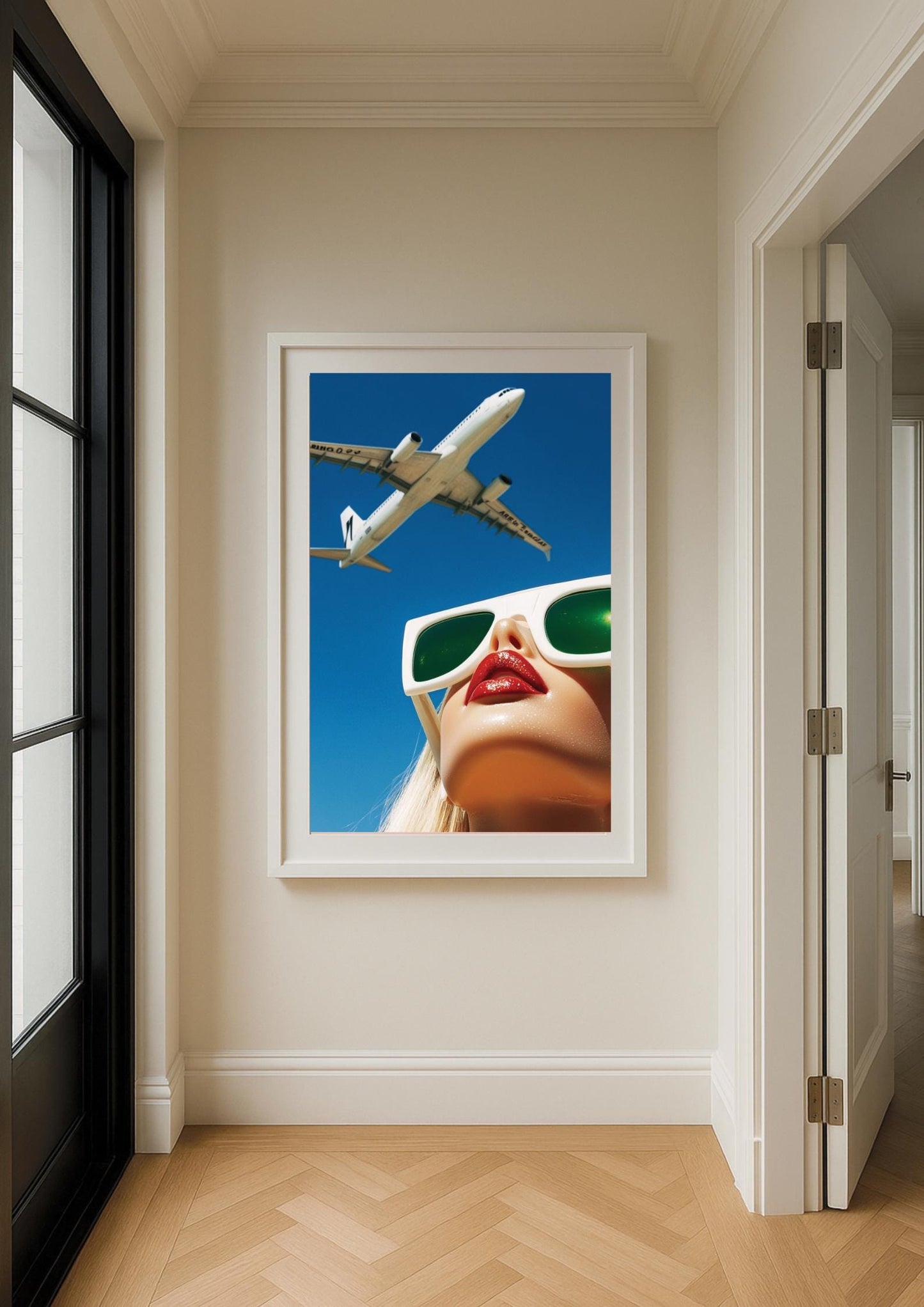 Jet-Set Pop Art Print – Modern Fashion Photography Wall Art
