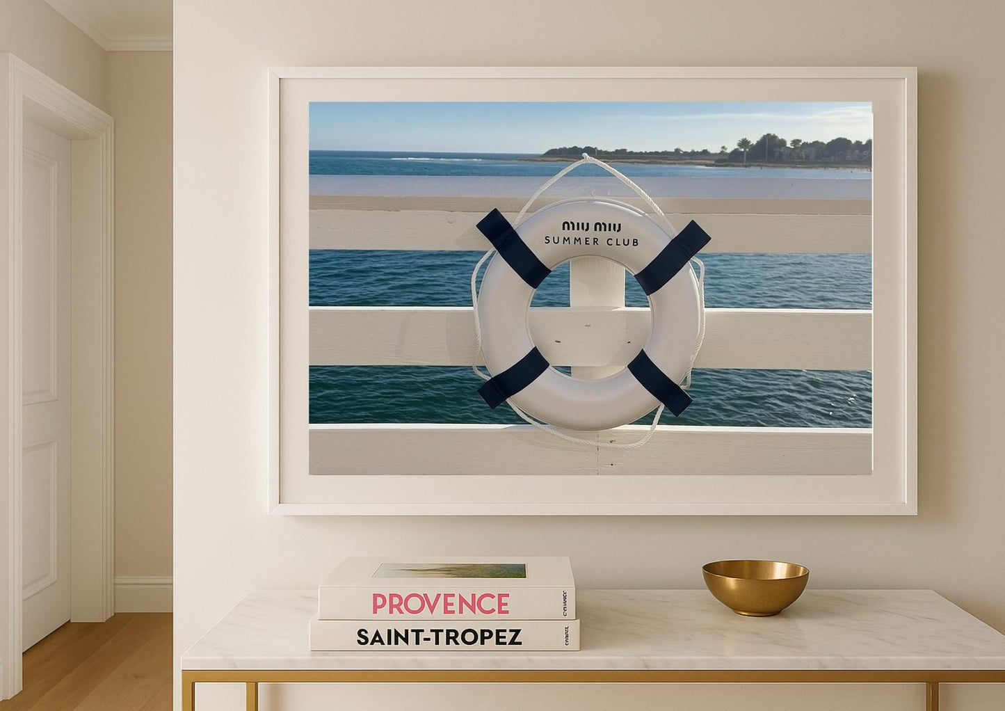 Summer Club Art Print – Coastal Minimalist Wall Art