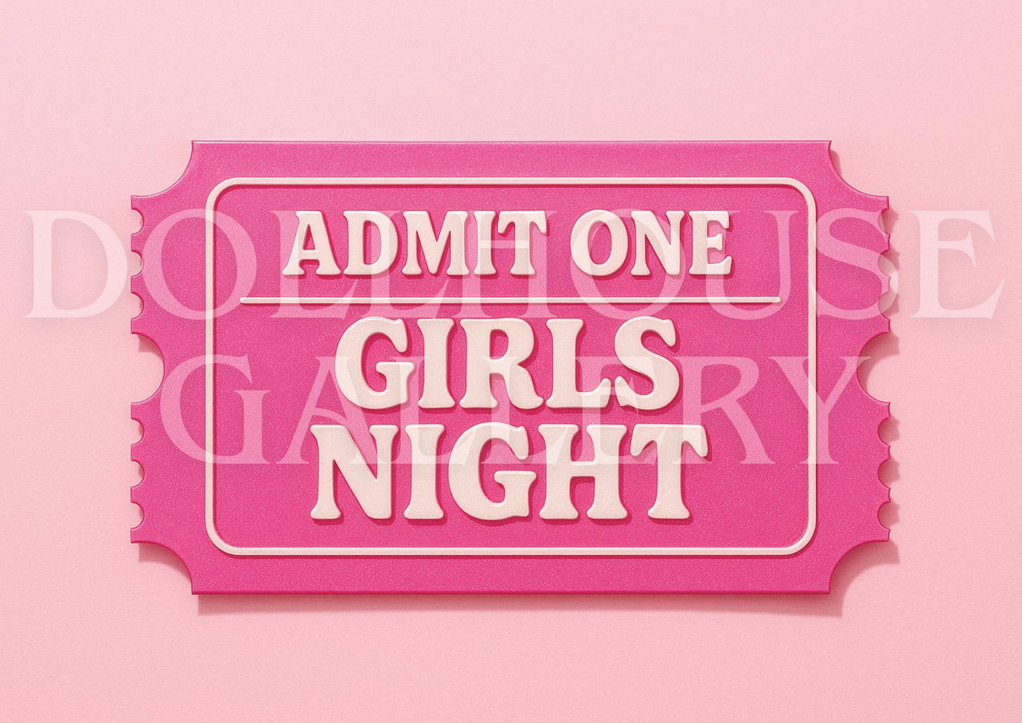 Girls Night Art Print – Pop Art Wall Decor