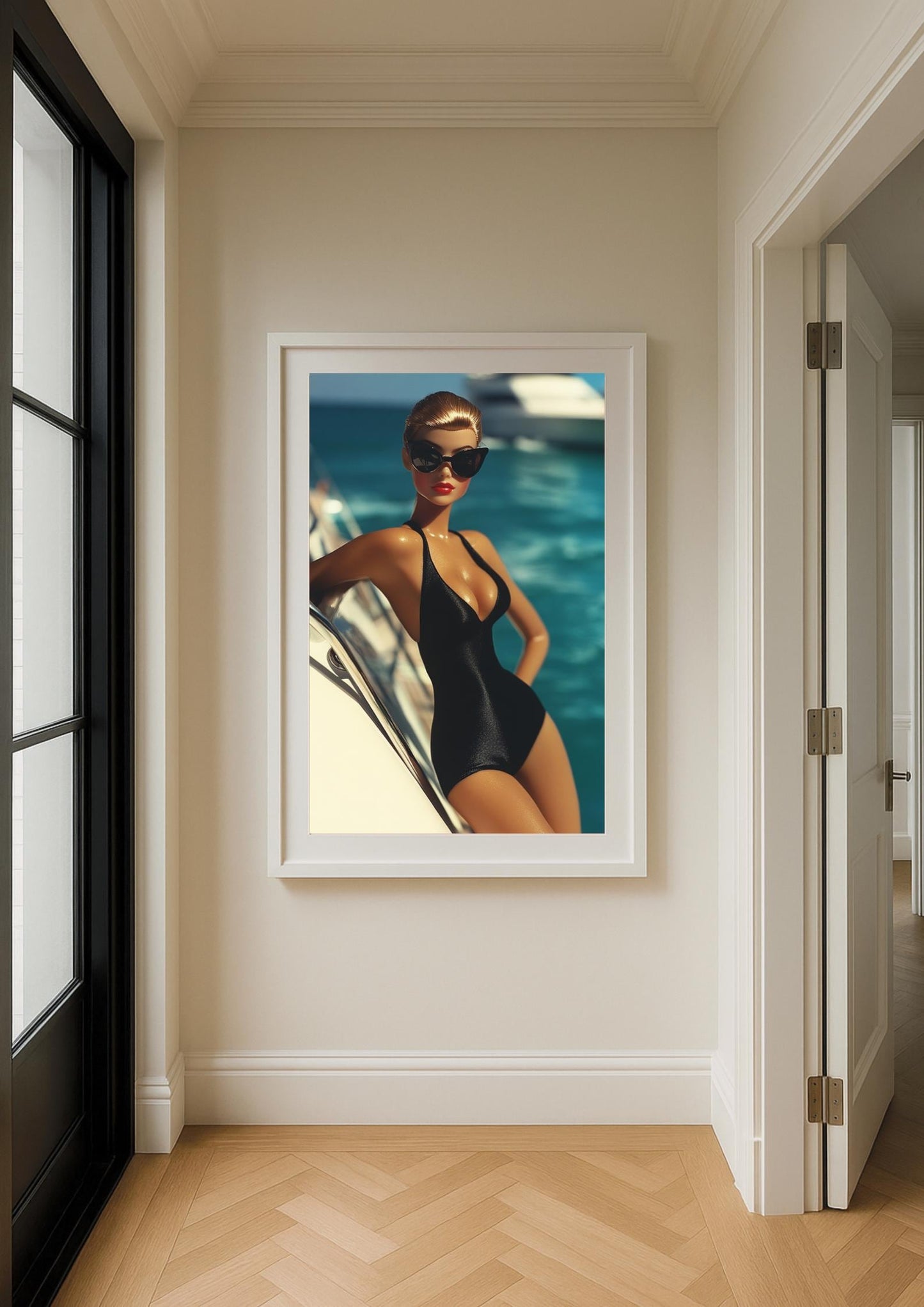 Yacht Glamour Art Print – Slim Aarons Inspired Wall Art