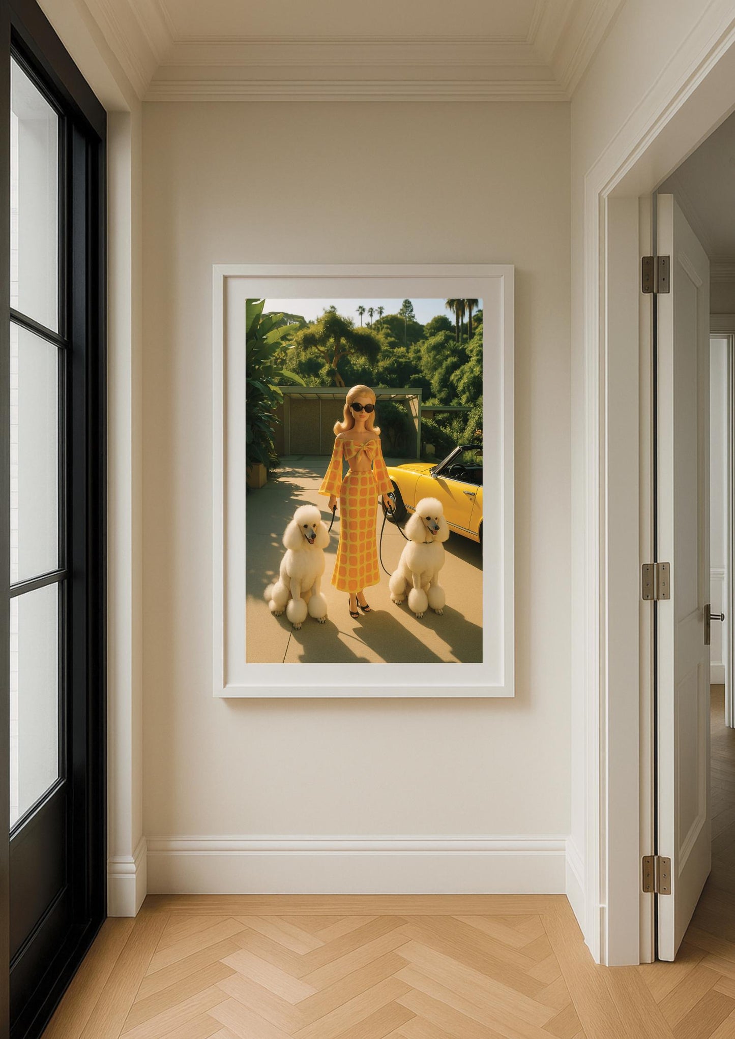 Palm Springs Glamour Art Print – Slim Aarons Inspired Fashion Wall Art