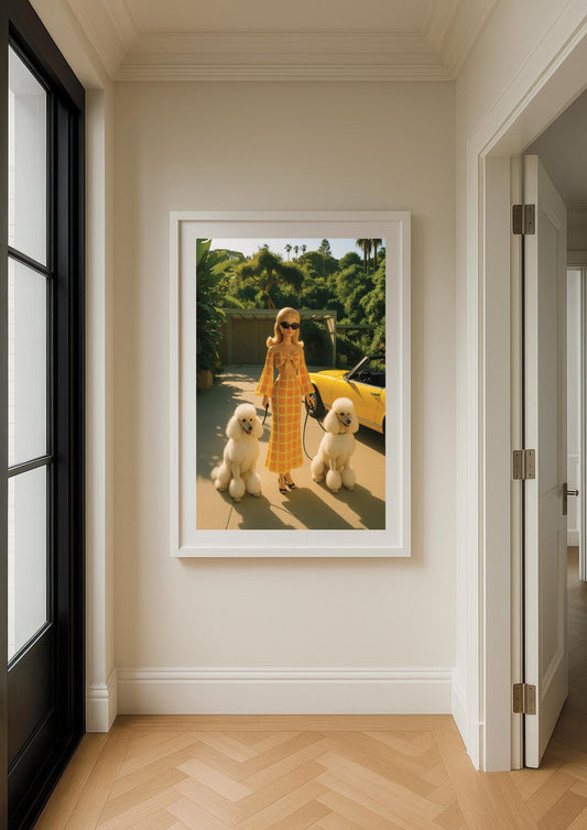 Palm Springs Glamour Art Print – Slim Aarons Inspired Fashion Wall Art