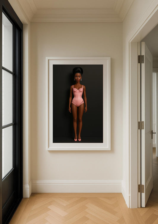 Elegant Retro Fashion Art Print – Vintage-Inspired Wall Decor