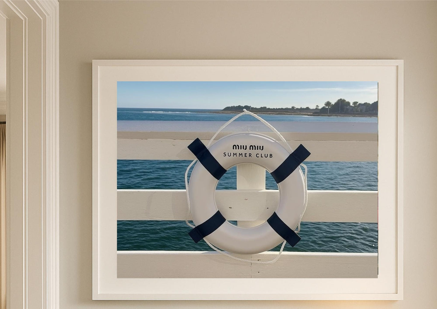 Summer Club Art Print – Coastal Minimalist Wall Art