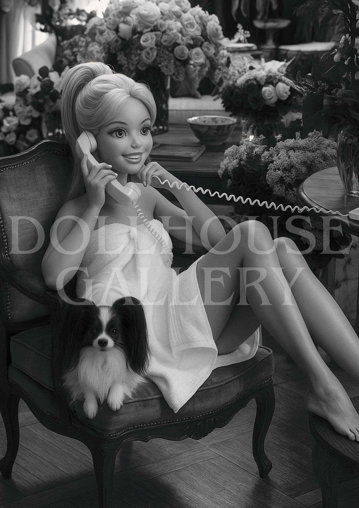 The Call Art Print – Modern Cinematic Glamour Photography