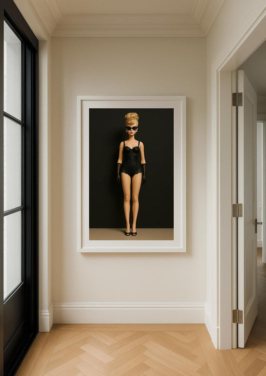 Midnight Martini Art Print – Modern Glamour Portrait