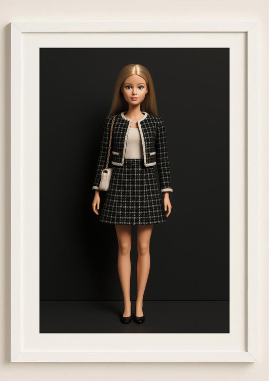 Timeless Chic Art Print – Modern Parisian Fashion Wall Art