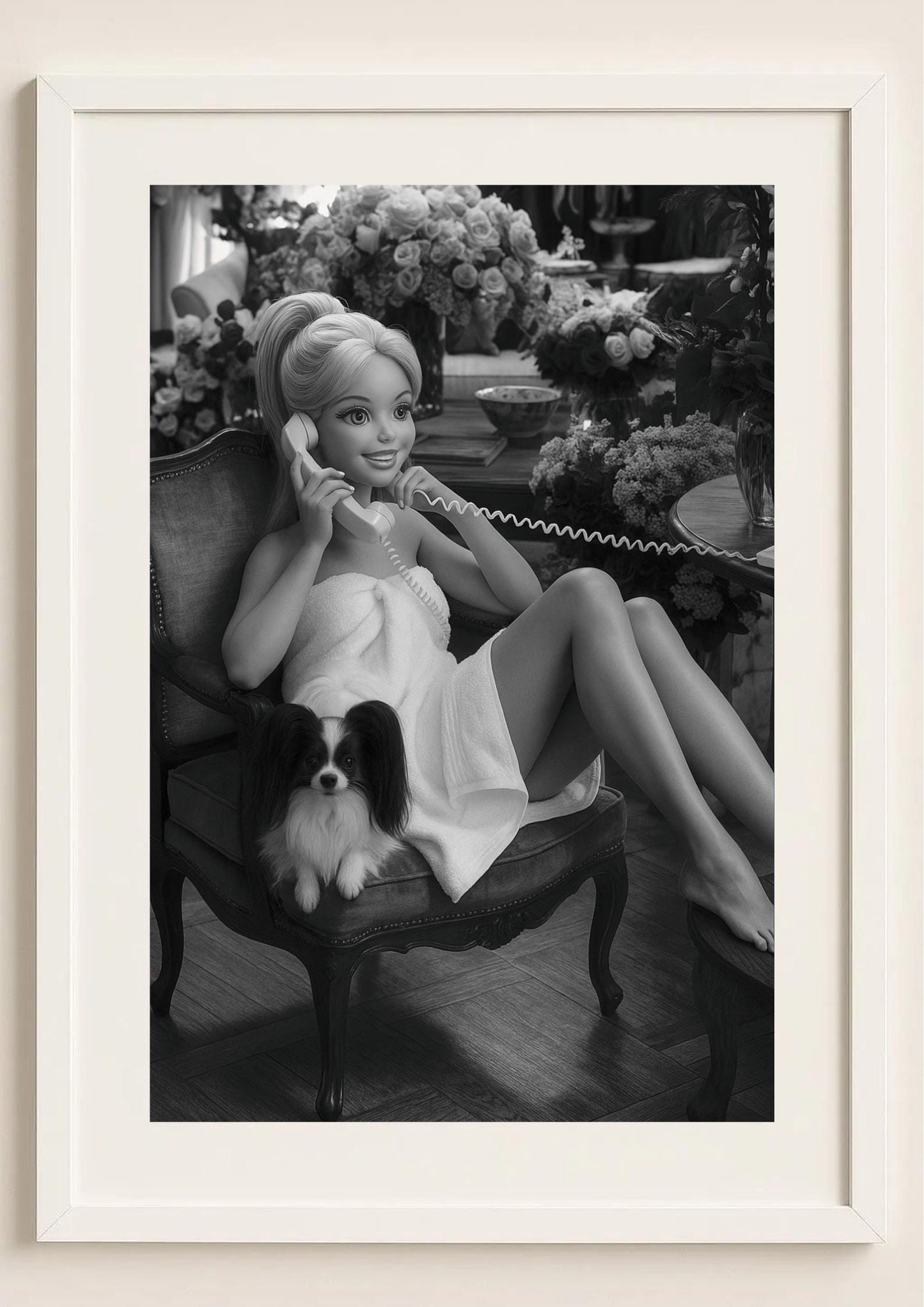 The Call Art Print – Modern Cinematic Glamour Photography