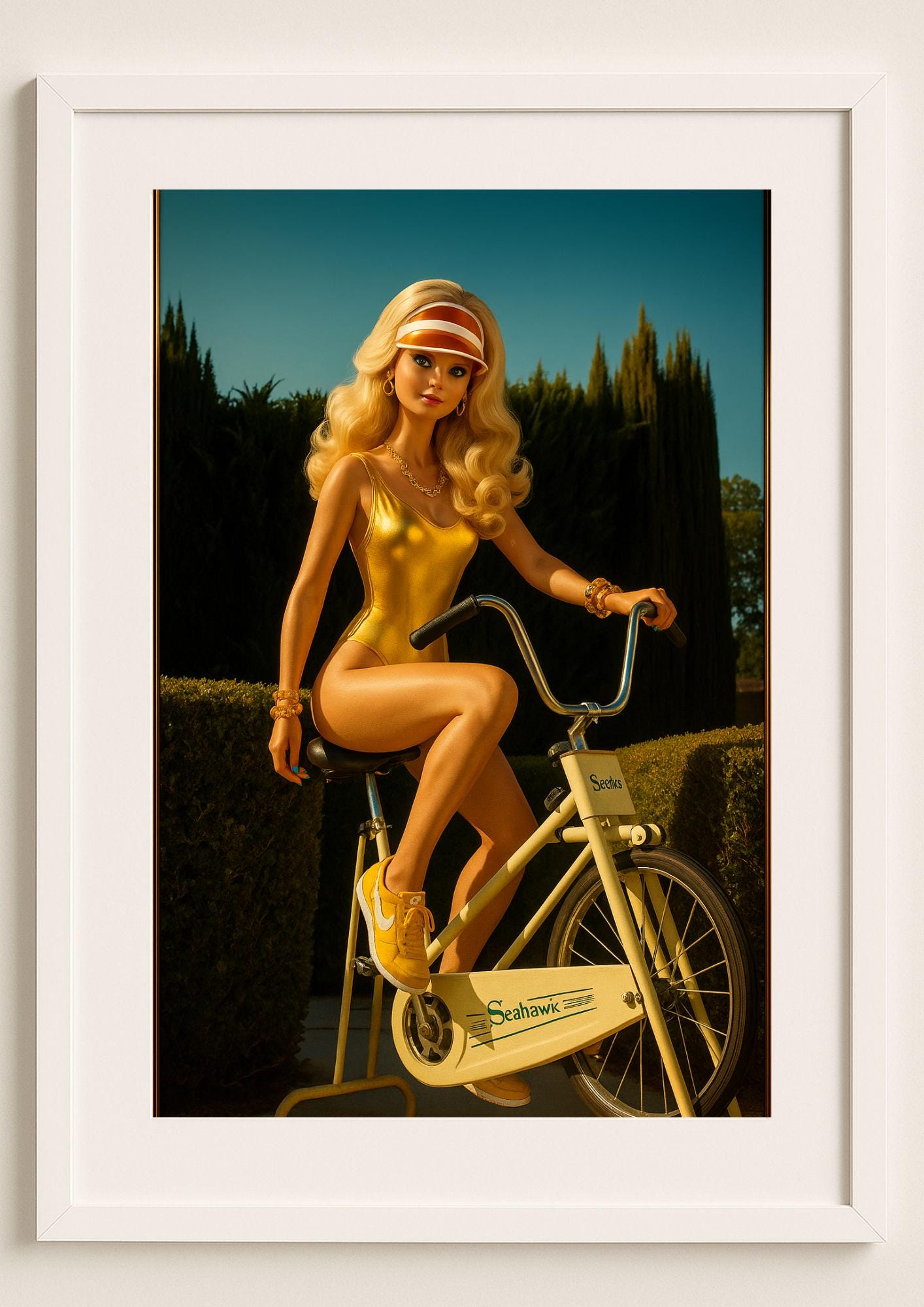 Golden Hour Art Print – Slim Aarons Inspired Retro Glamour Wall Art