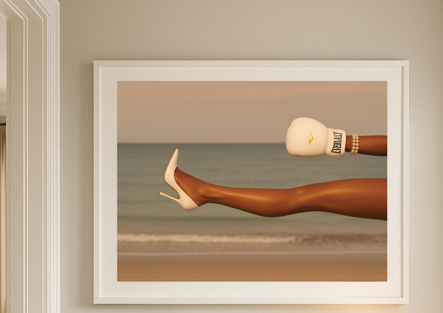 Power & Poise Art Print – Modern Feminine Strength Wall Decor