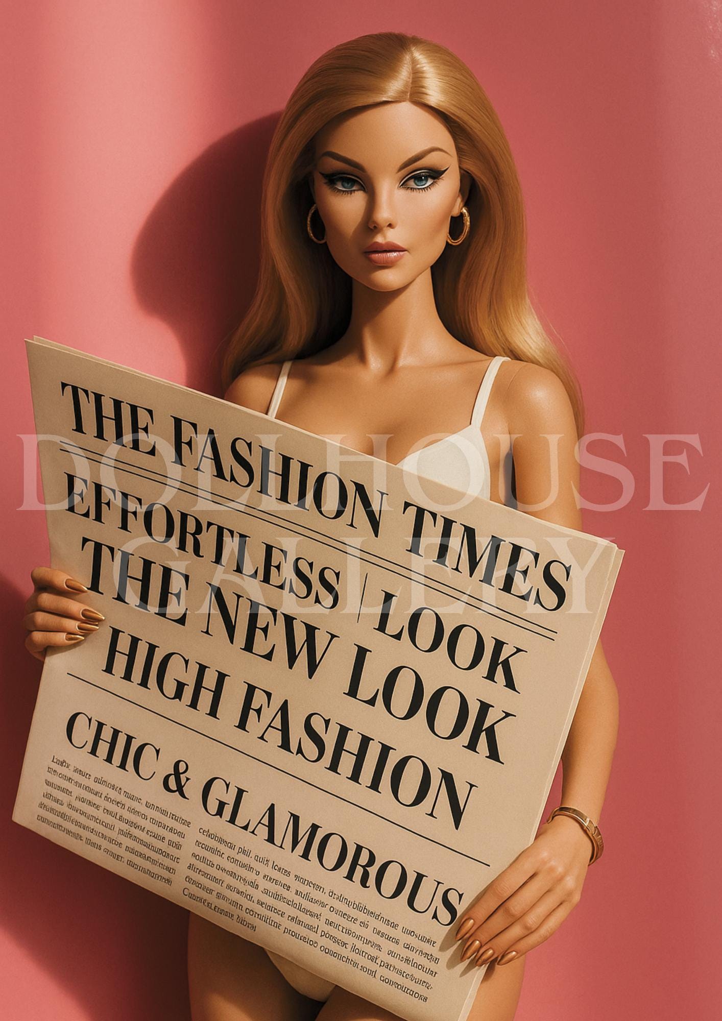 The Fashion Times Art Print – High Fashion Editorial Wall Art