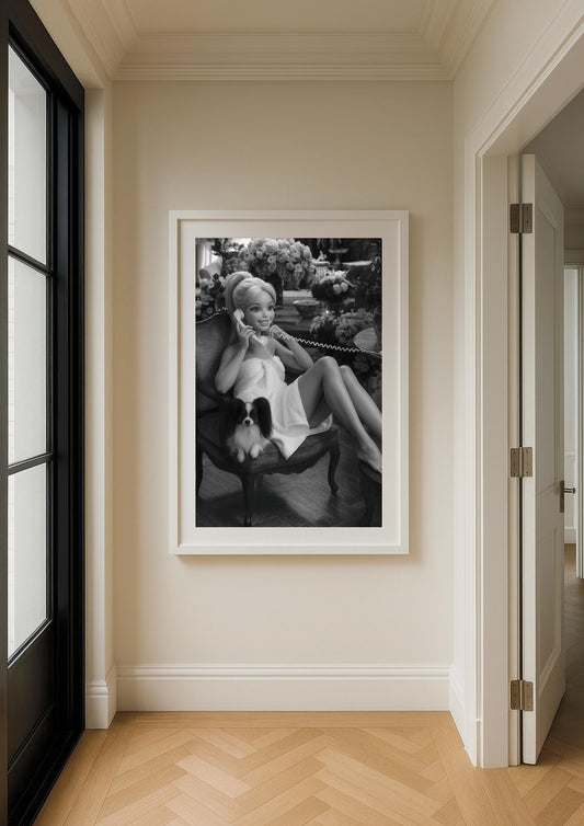 The Call Art Print – Modern Cinematic Glamour Photography