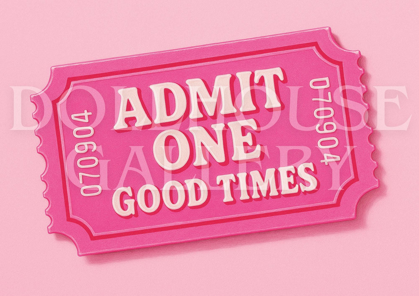 Good Times Art Print – Retro Pop Art Wall Decor