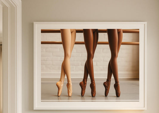 Fashion Photography Wall Art – Retro Ballet Print