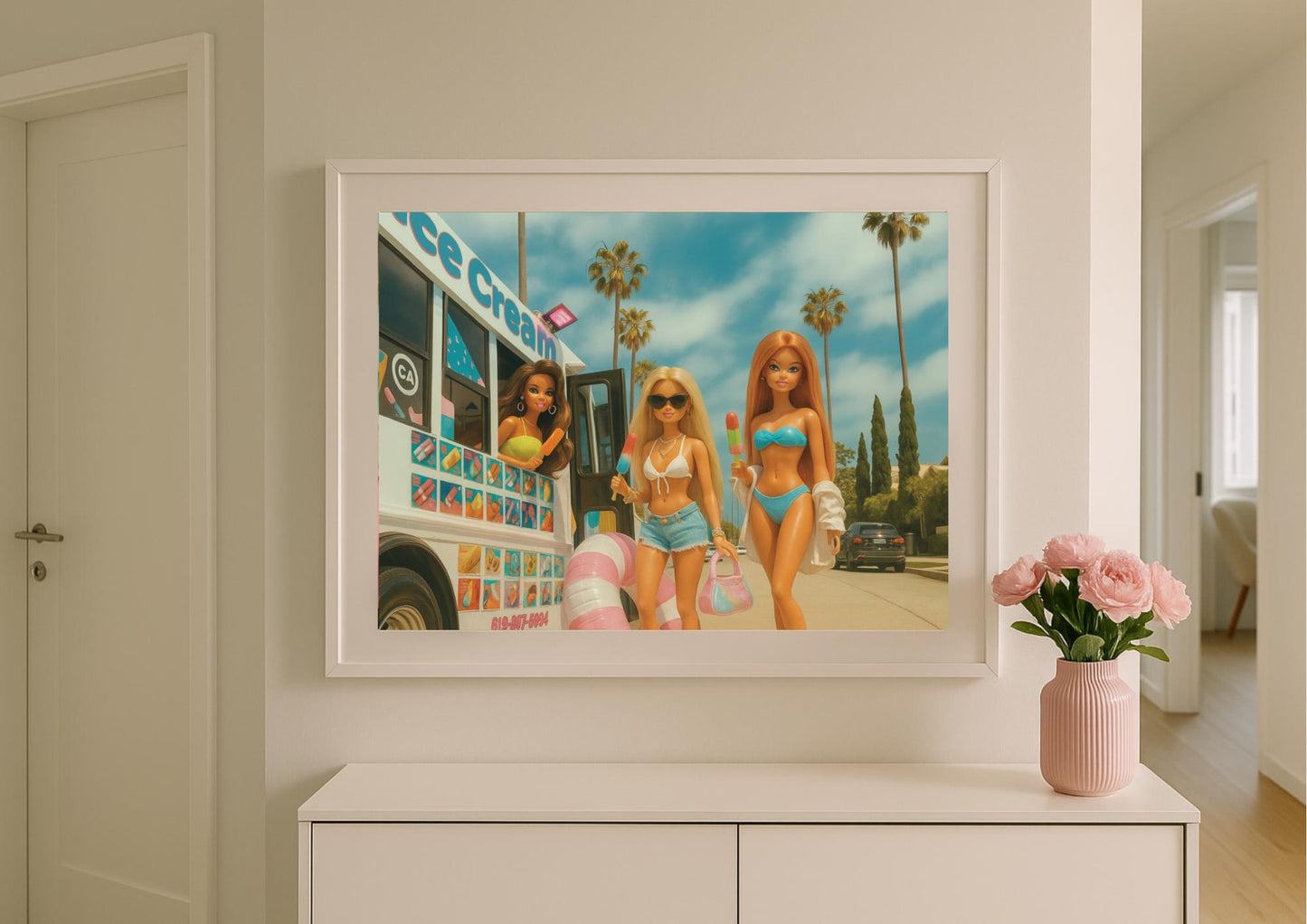 California Dream Art Print – Slim Aarons Inspired Summer Glam